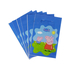  6 Sacs cadeaux en plastique Peppa Pig™ 22.5 x 15 cm, fig. 1 
