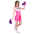  Déguisement pompom girl rose CHEERS femme, fig. 1 