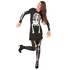  Skelett-Horror-Kostüm für Damen schwarz-weiss, fig. 1 