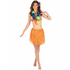  Kurzer Hawaii-Rock aus Papier in Orange für Erwachsene, fig. 1 