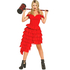  Robe rouge d'arlequin fou adolescente, fig. 1 