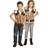  Cowboy-Weste für Kinder Western-Zubehör braun-weiss, fig. 1 
