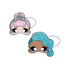  6 LOL™-Kartonmasken 19 x 17,5 cm, fig. 1 