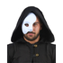  Demi-masque blanc en plastique adulte, fig. 1 