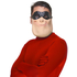 Demi-Masque en latex Super héros adulte, fig. 1 