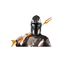  Demi masque The Mandalorian™ adulte, fig. 1 
