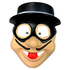  Masque bandit, fig. 1 