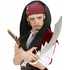  Piraten-Perücke mit lila Tuch für Herren bunt, fig. 1 