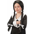  Perruque noire avec tresses écolière fille, fig. 1 