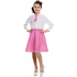  Jupe avec cravate pin-up rose fille, fig. 1 