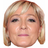  Erwachsene Marine Le Pen Pappmaske, fig. 1 