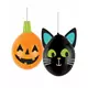Halloween Friends Luftballons DIY Partydekoration schwarz-orange 30 cm
