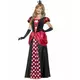 Costume lungo da Regina di Cuori per donna, Taglia: Medium