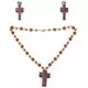 Women's religious necklace and earrings kit
