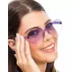 Herzbrille getönte Gläser lila für Erwachsene
