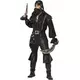 Men's black shirt pirate costume