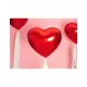Palloncino in alluminio rosso a forma di cuore 45 cm, image 2