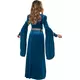 Edles Mittelalter-Prinzessin Karnevalskostüm für Mädchen blau-gold, Größe: 10-12 Jahre (148 cm), image 2